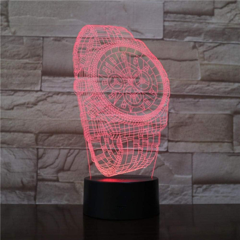 Branded Wrist Watch 3D Illusion Lamp