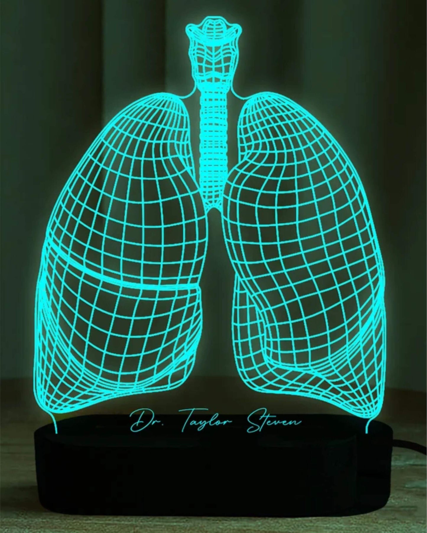 Personalized Lung Pulmonologist Night Lamp