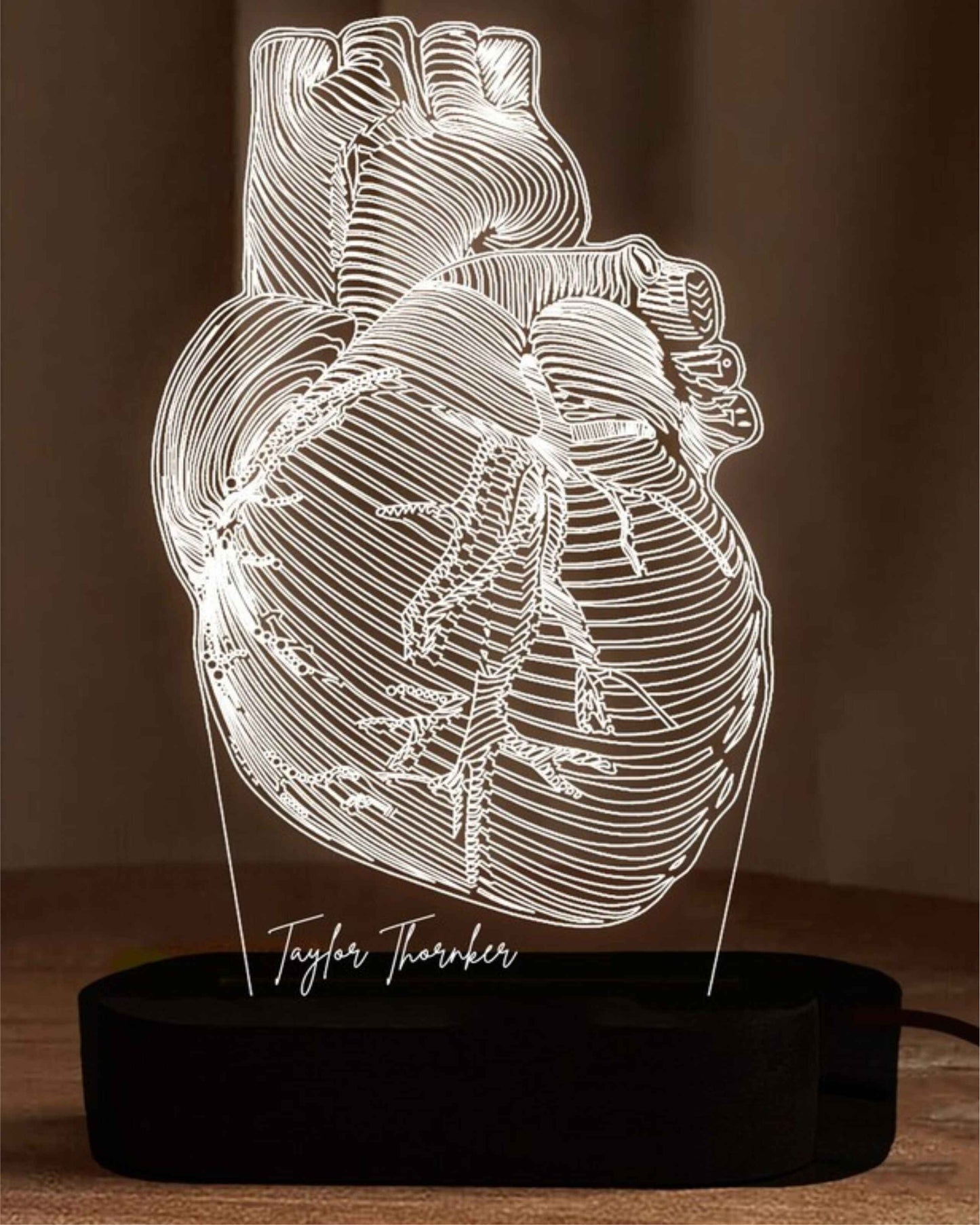 Personalized Cardiologist Night Lamp