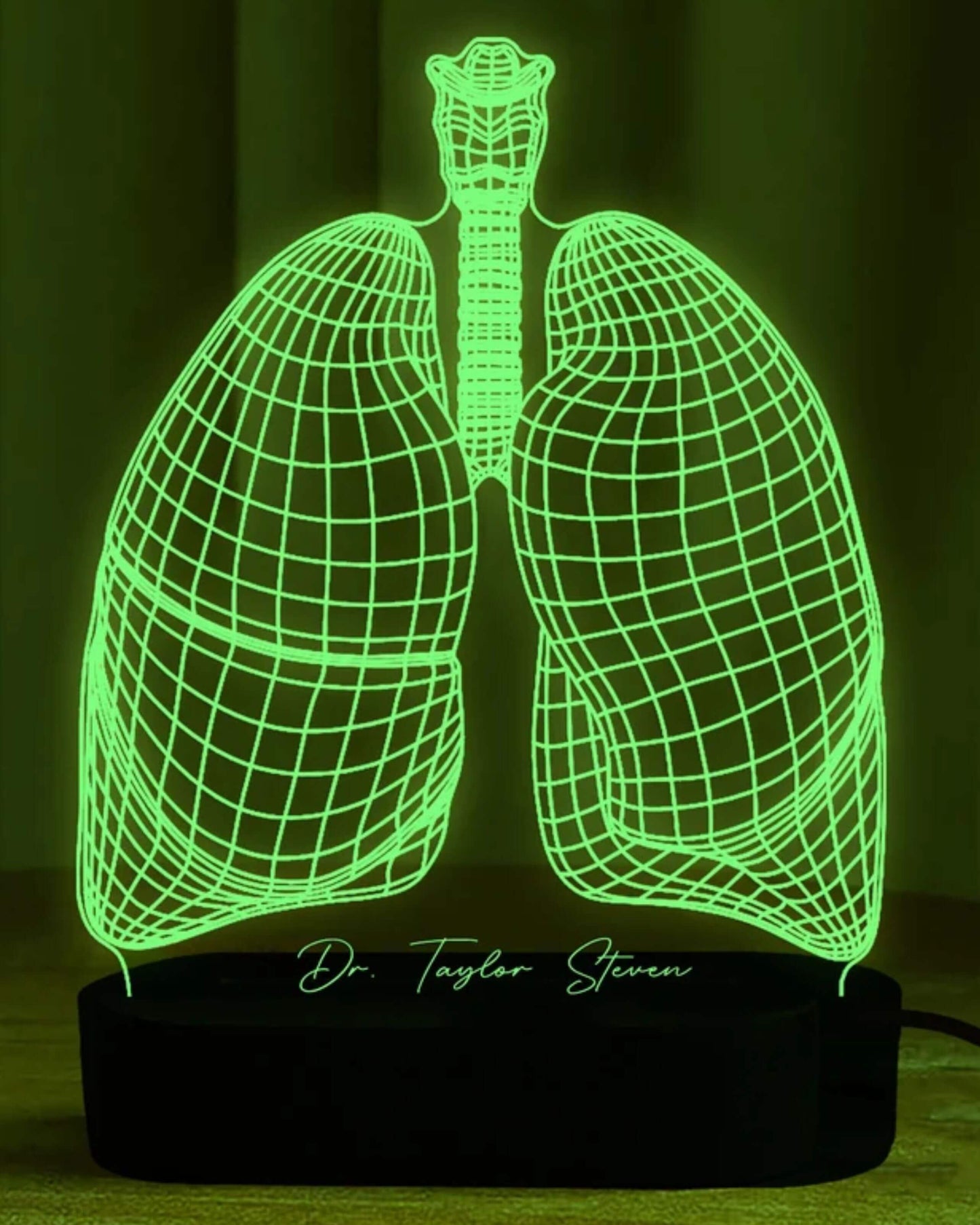 Personalized Lung Pulmonologist Night Lamp