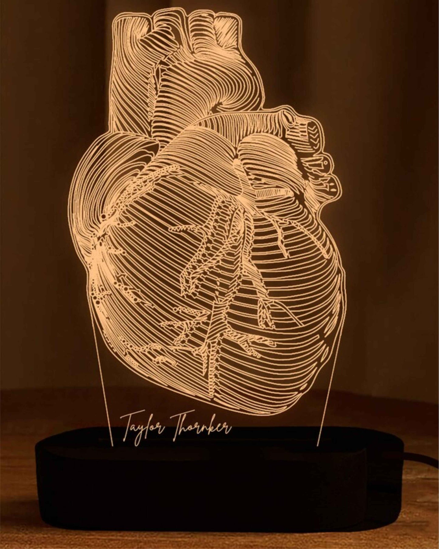 Personalized Cardiologist Night Lamp
