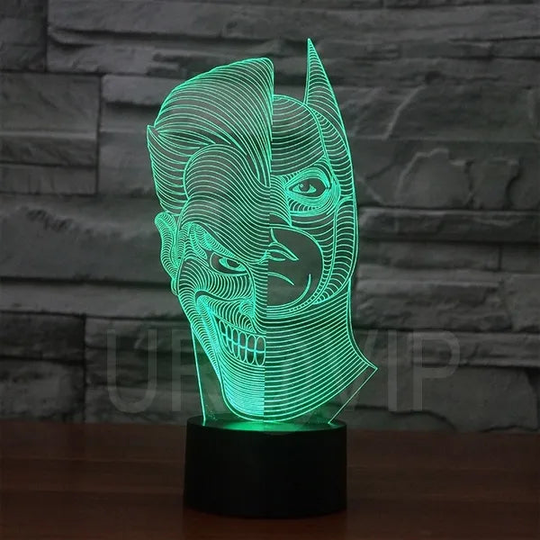 Batman Joker 3D Acrylic Illusion Lamp