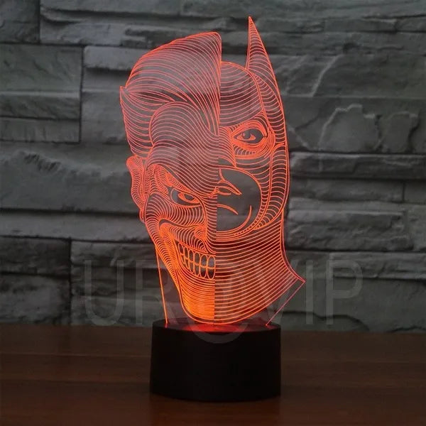 Batman Joker 3D Acrylic Illusion Lamp