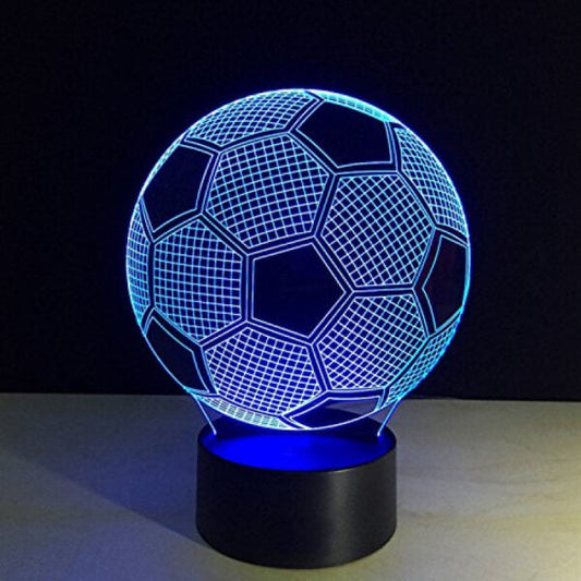 Creative 3D Football Illusion Night Lamp