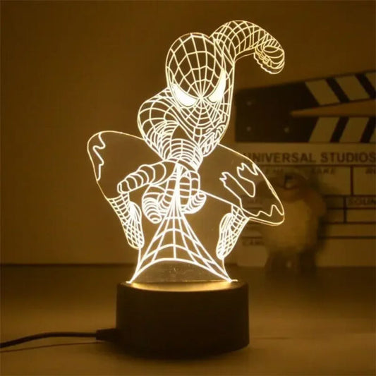 Creative Spider-Man 3D Illusion Night Lamp