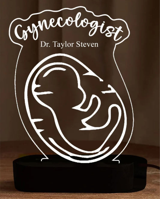 Personalized Gynecologist Night Lamp,