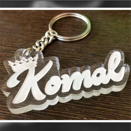 Customize name Acrylic Keychain