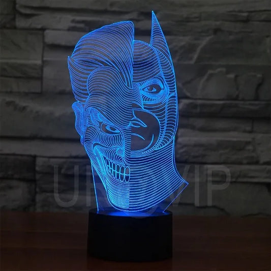 Batman Joker 3D Acrylic Illusion Lamp